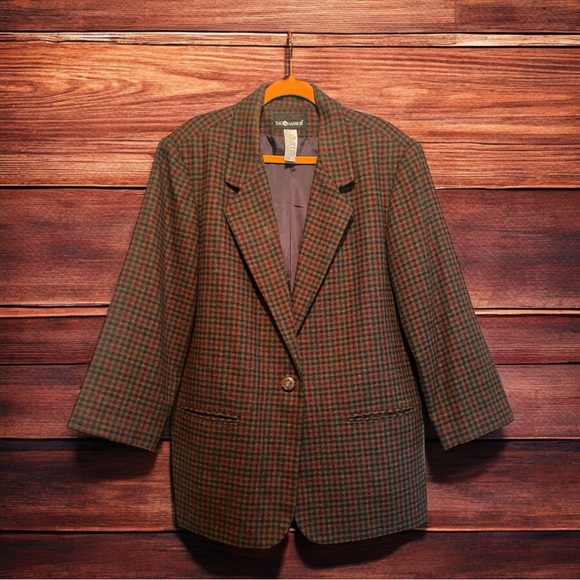 SAG HARBOR vintage 90’s unisex tweed sports jacket - Picture 1 of 8